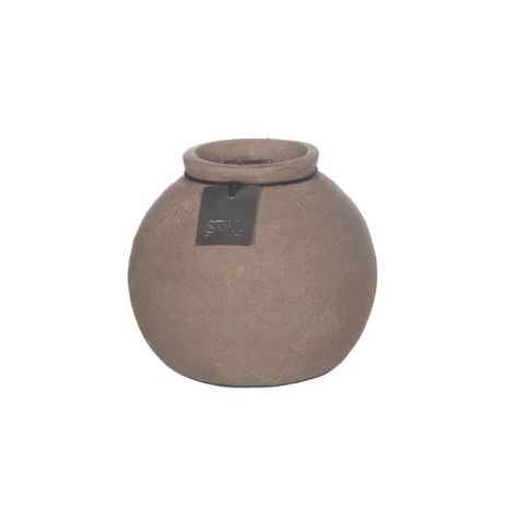 Still dark bolle vaas 24x24cm