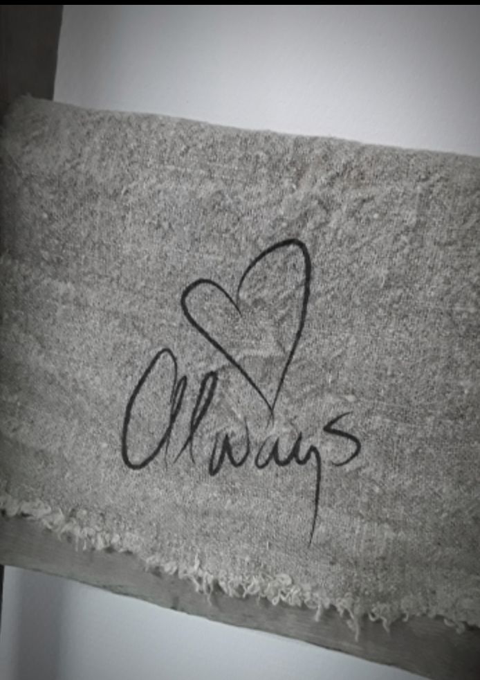 Shabby doek always 45x45cm
