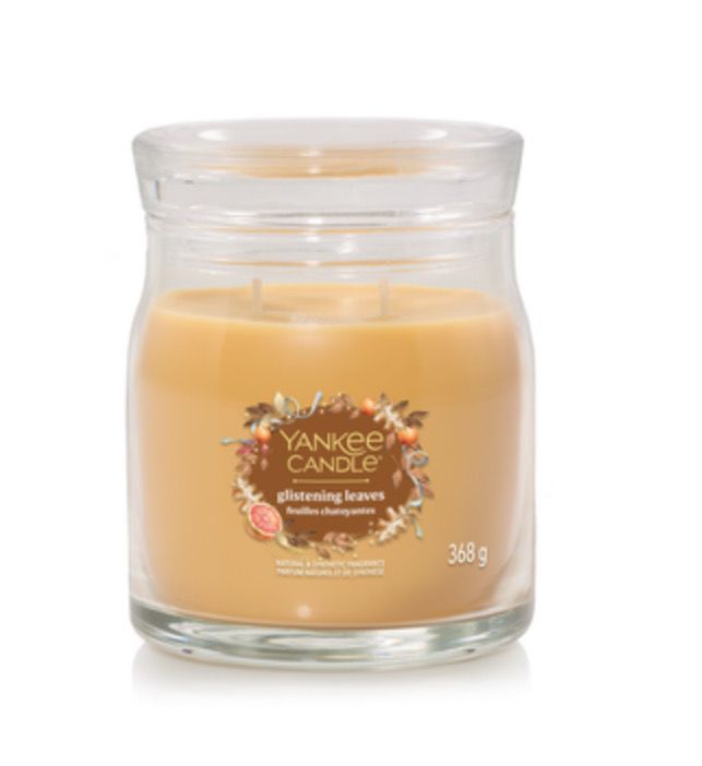 Yanckee candle medium glistering leaves