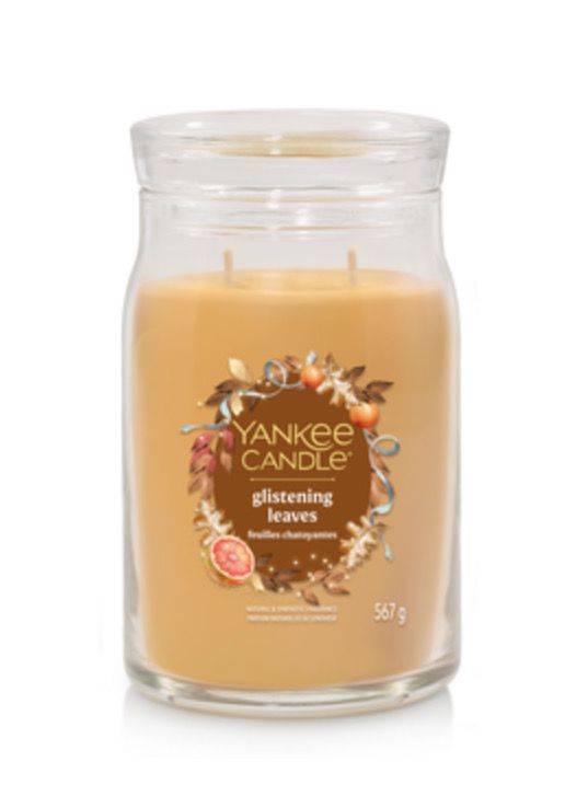 Yankee Candle large glistering Leaves