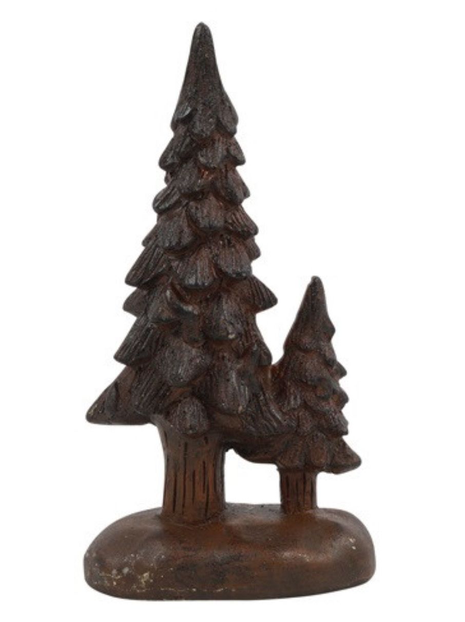 Stenen kerstbomen