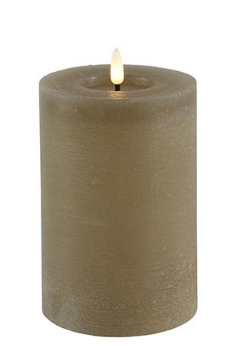 Beige Stompkaars 10x15cm