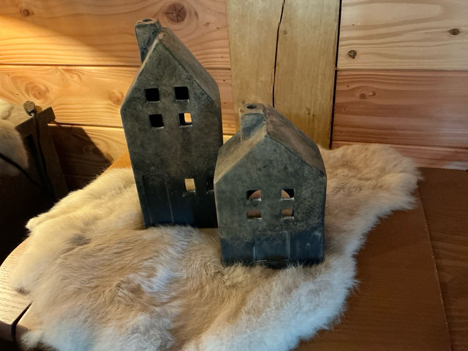 Huisje voor theelichtje (klein)