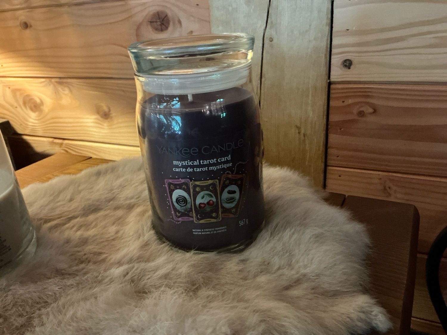 Yanckee candle large mystical tarot card