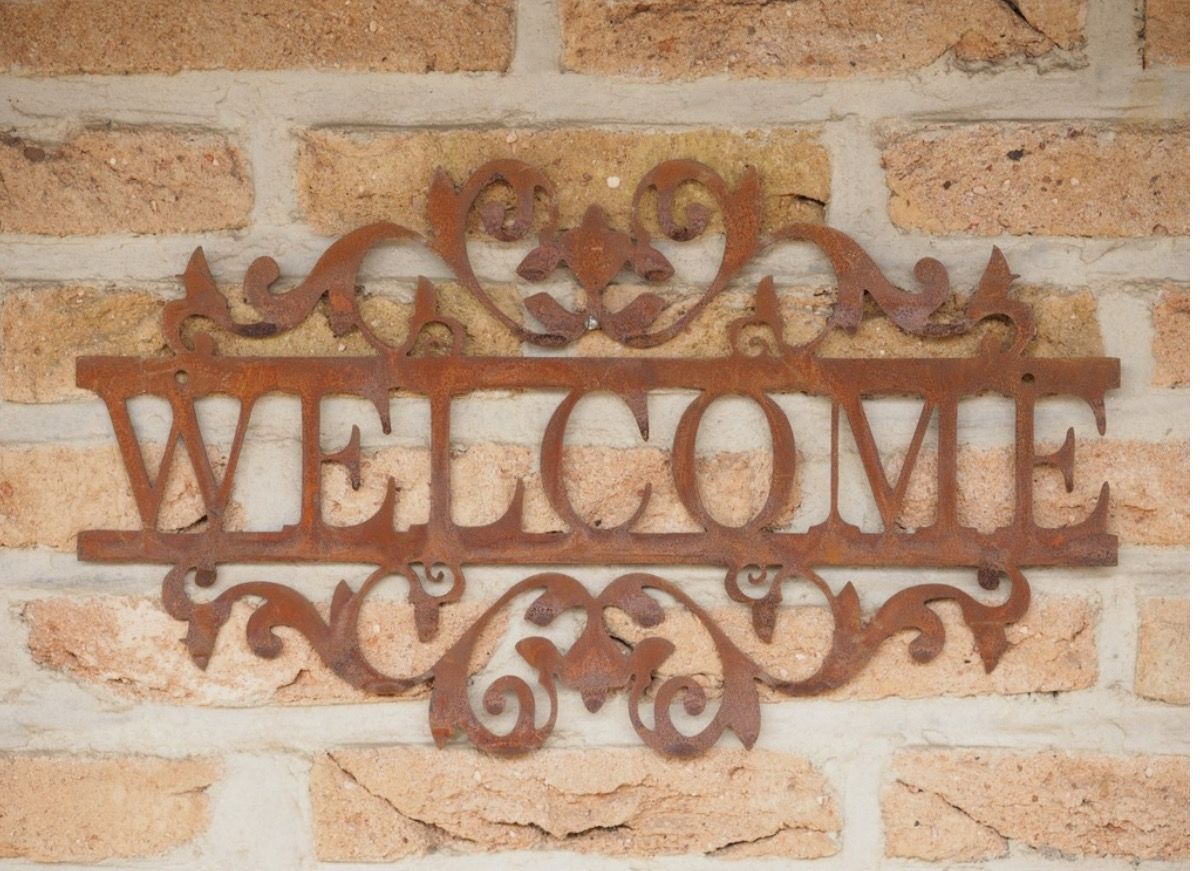Welcome 40x23cm
