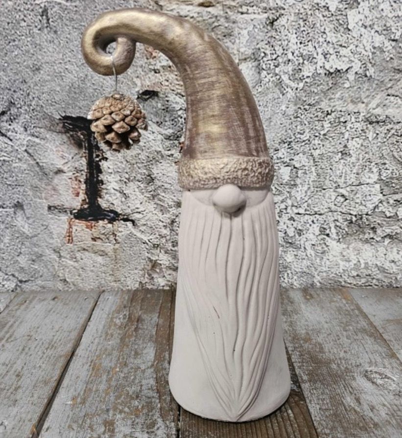 Santa in aardewerk 22cm