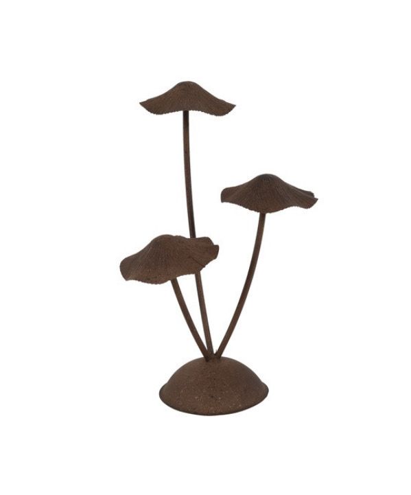 Paddenstoelen roest 20x15x40 cm