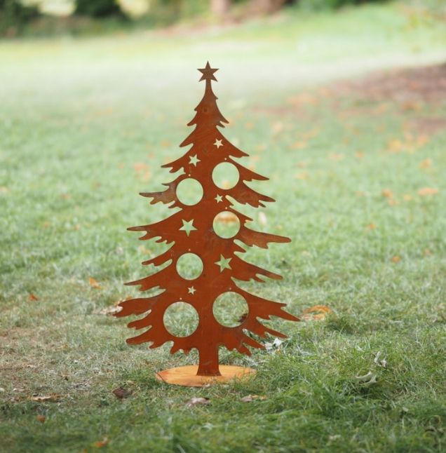Kerstboom roest 70cm hoog