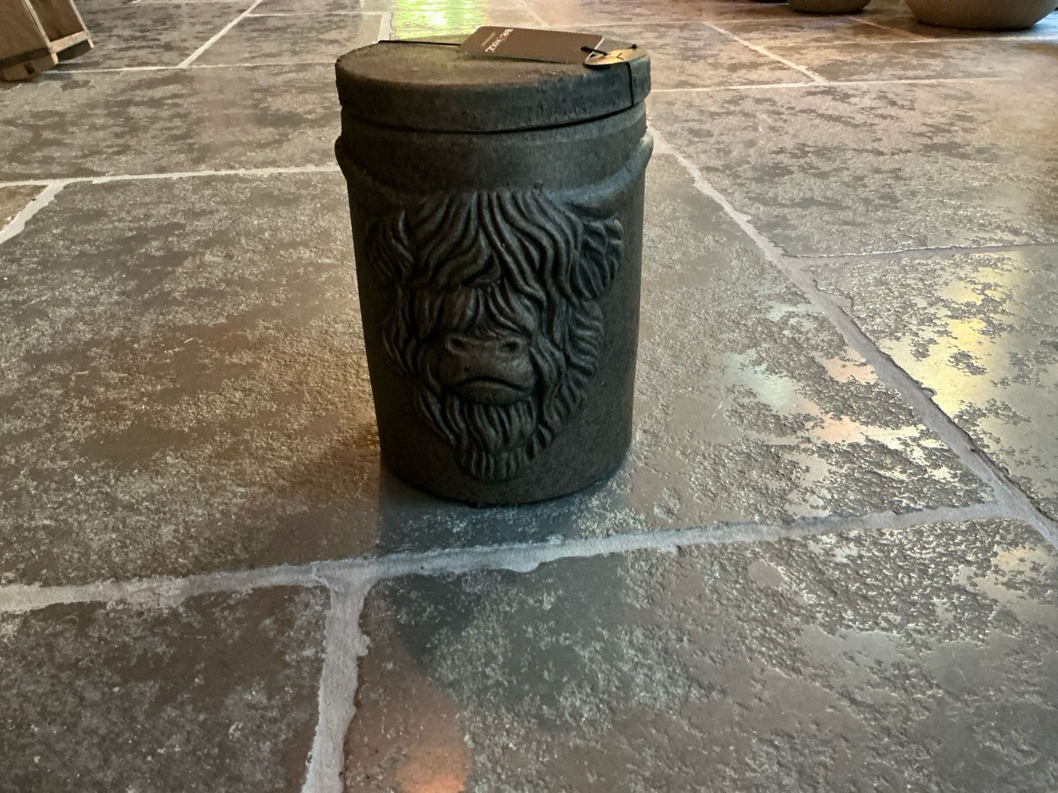 Pot hooglander met deksel  15x19cm