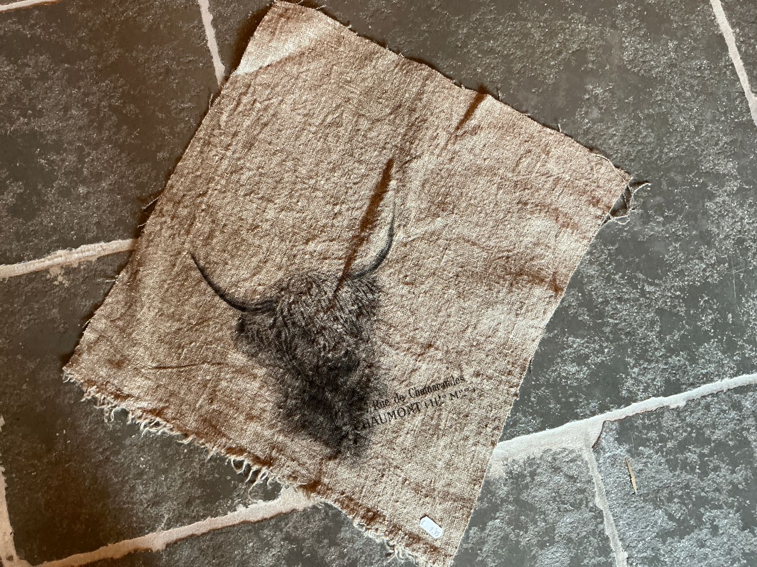 Shabby doek hooglander (groot)