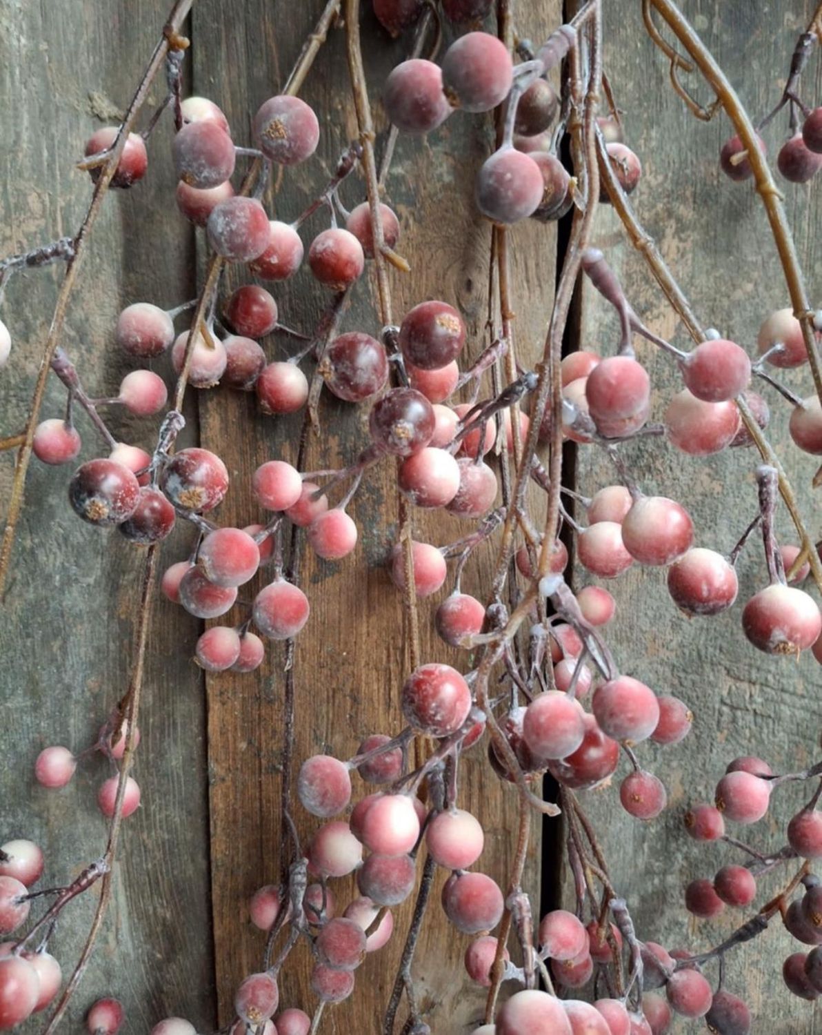 Kunsttak rode bessen 130cm