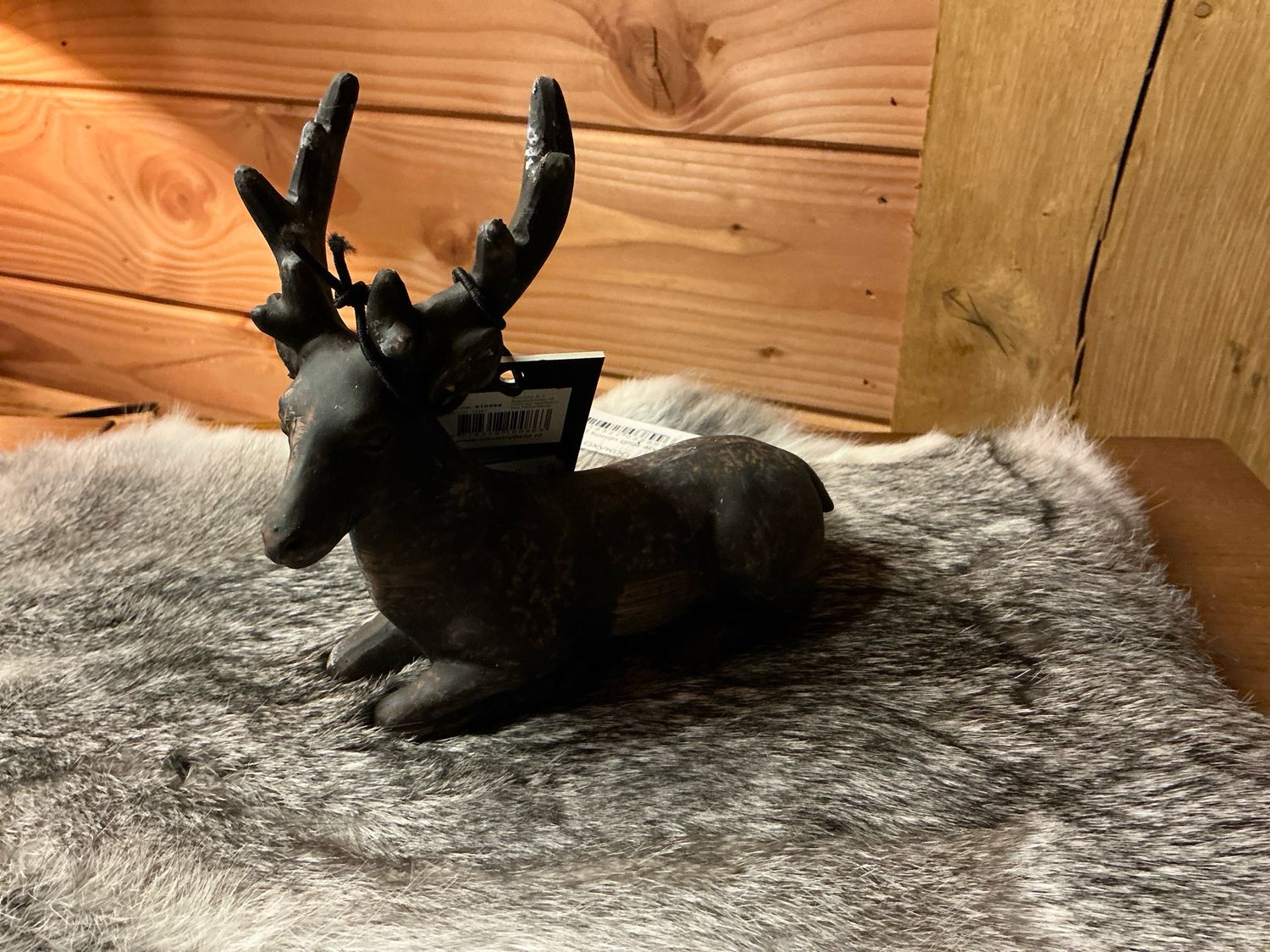 Liggende hert 13x15cm