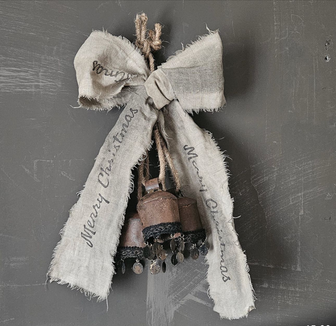 Lint merry Christmas 135cm exclusief decoratie