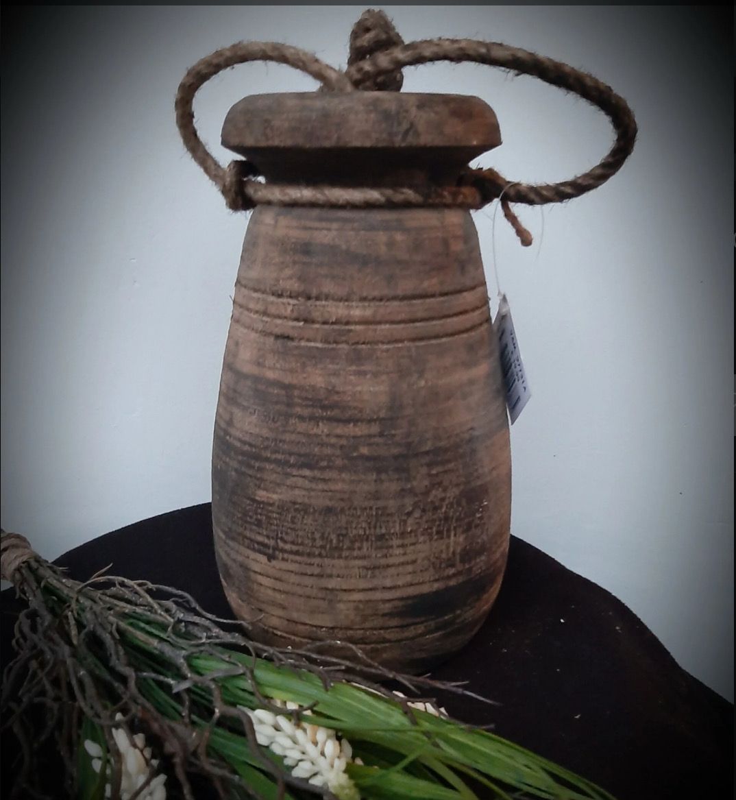 Nepalse kruik 45cm hoog 12cm doorsnee