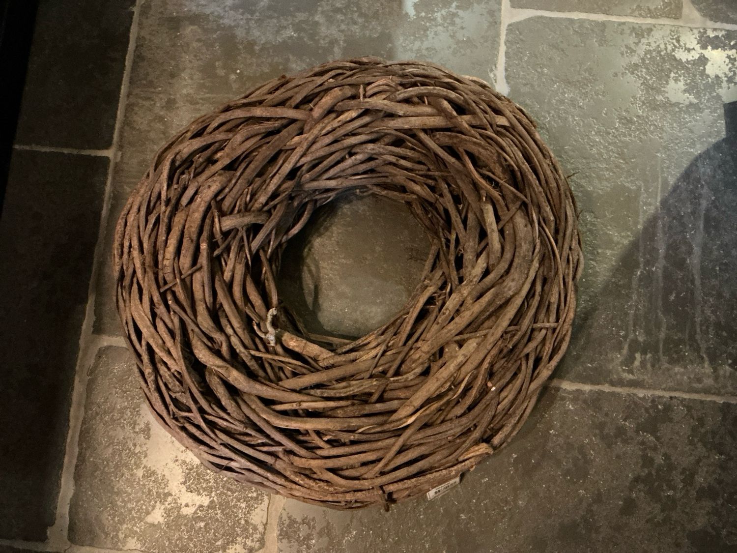 Krans naturel gevlochten 65cm doorsnee