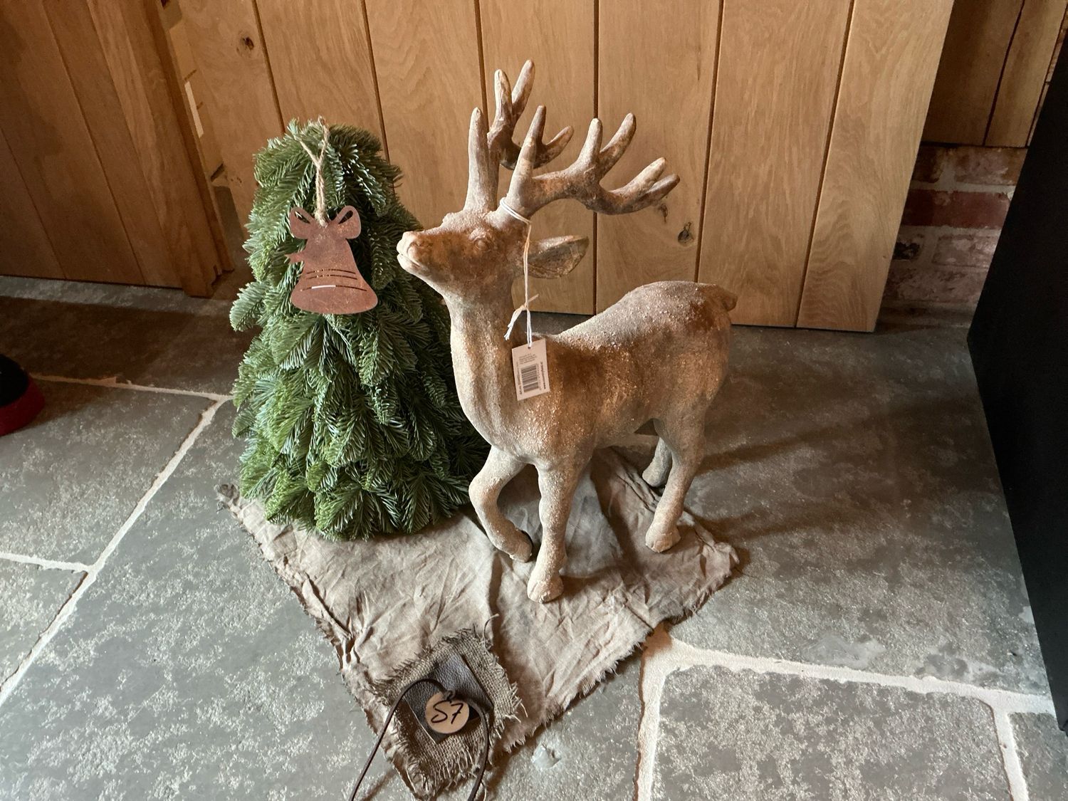 Rendier staand 50x35cm