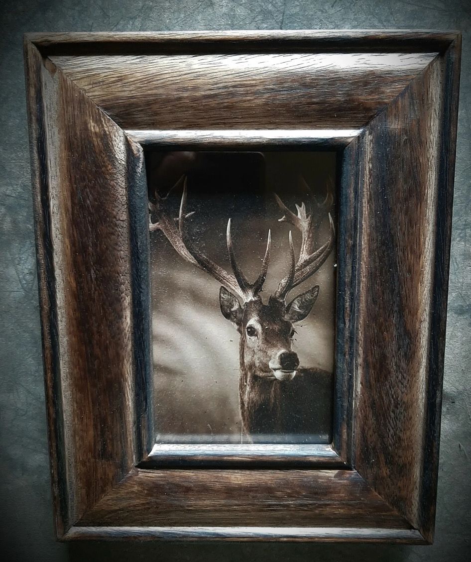 Fotokader oud bruin 8x13cm