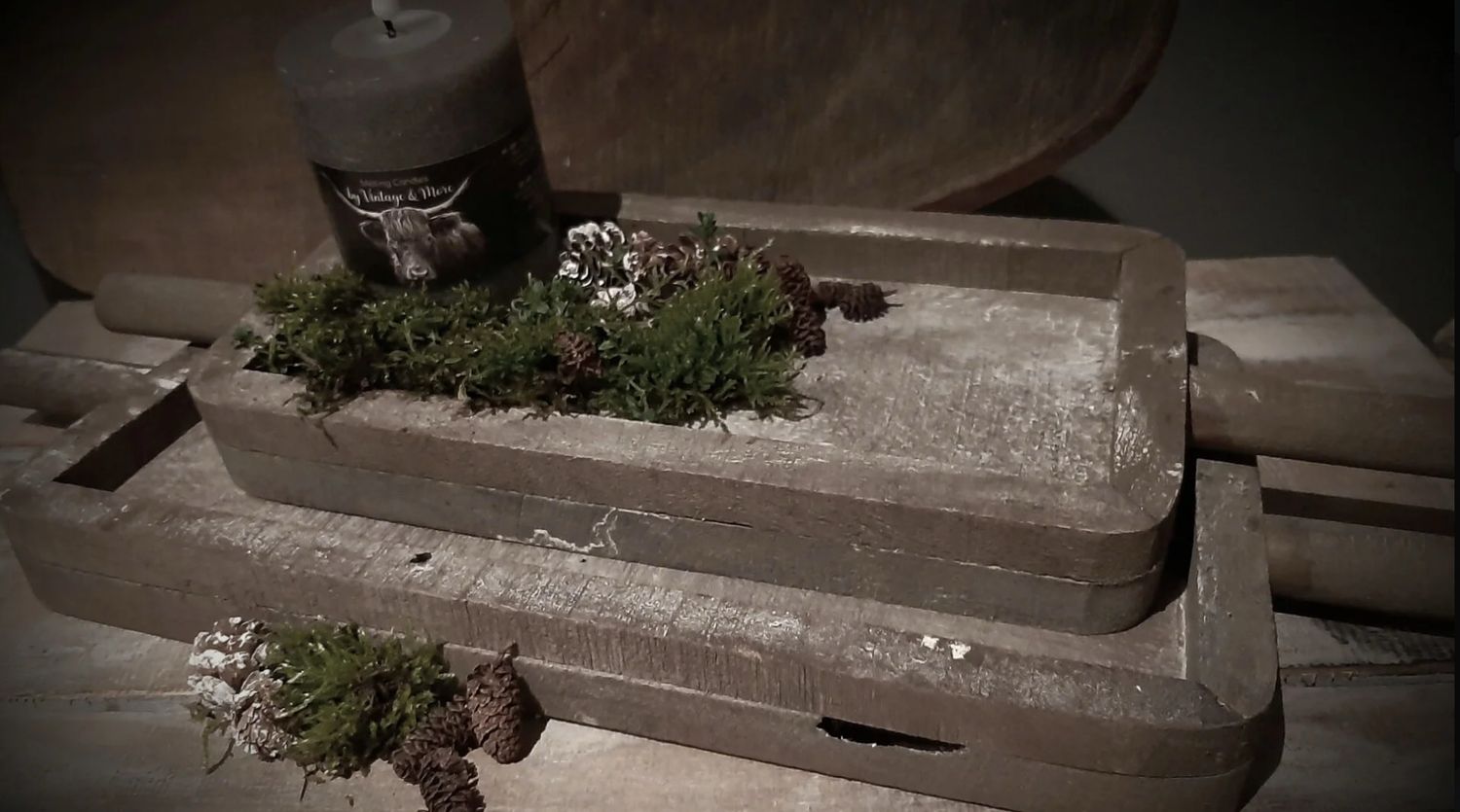 Dienblad met 2 handvaten 15x30cm