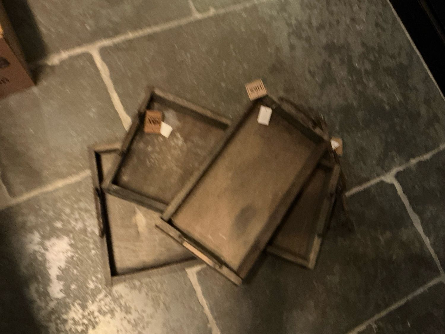 Dienblad met handvaten 18x37cm