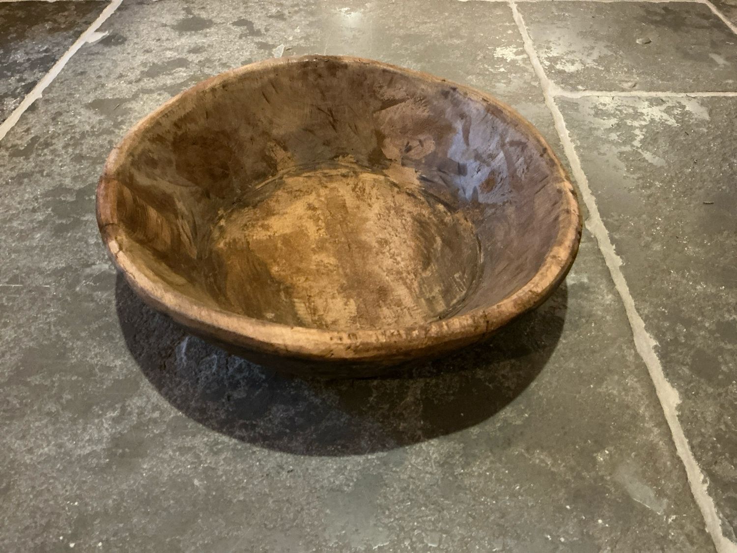 Houten schaal 36x9cm elk model is uniek