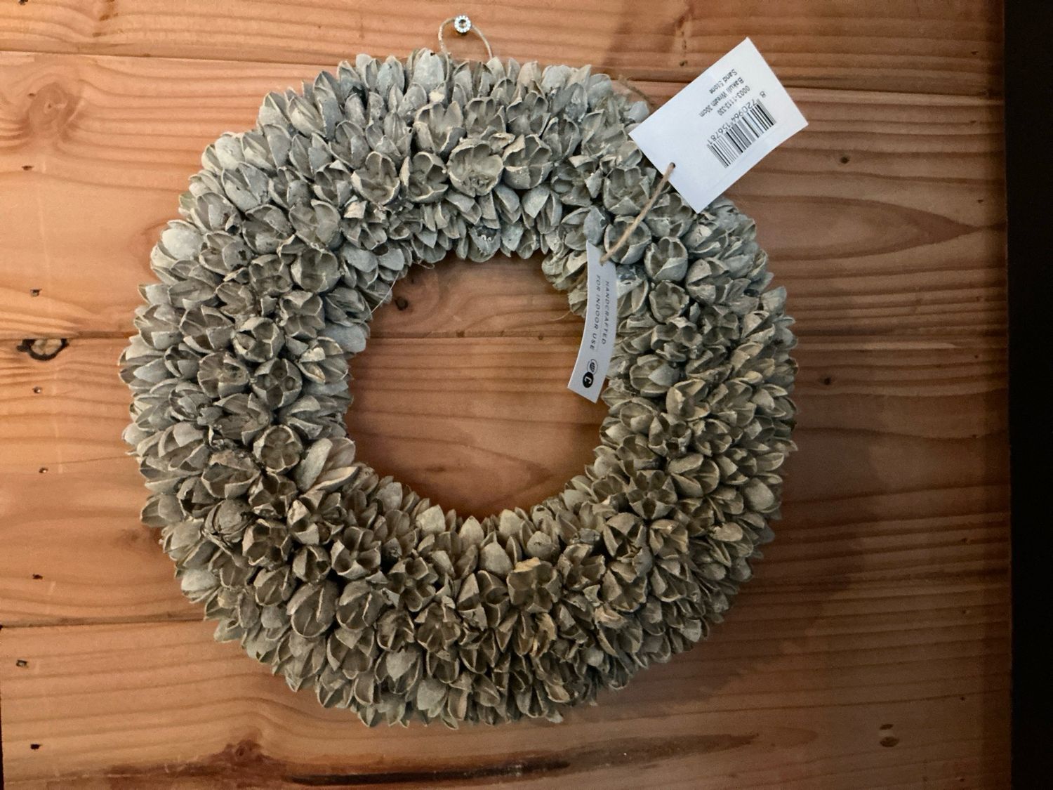 Krans Bakuli wreath 30cm sand stone