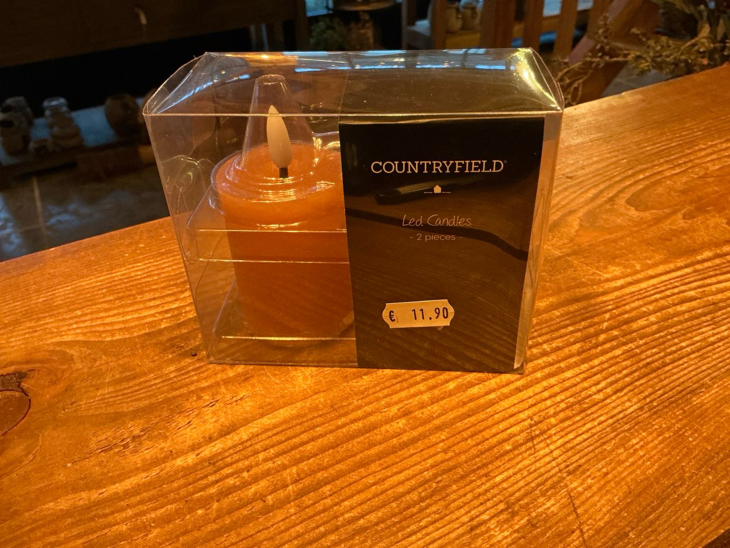 Led Stompkaars Roos setje van 2 met AAA batterijen werkt met timer en of afstandsbediening