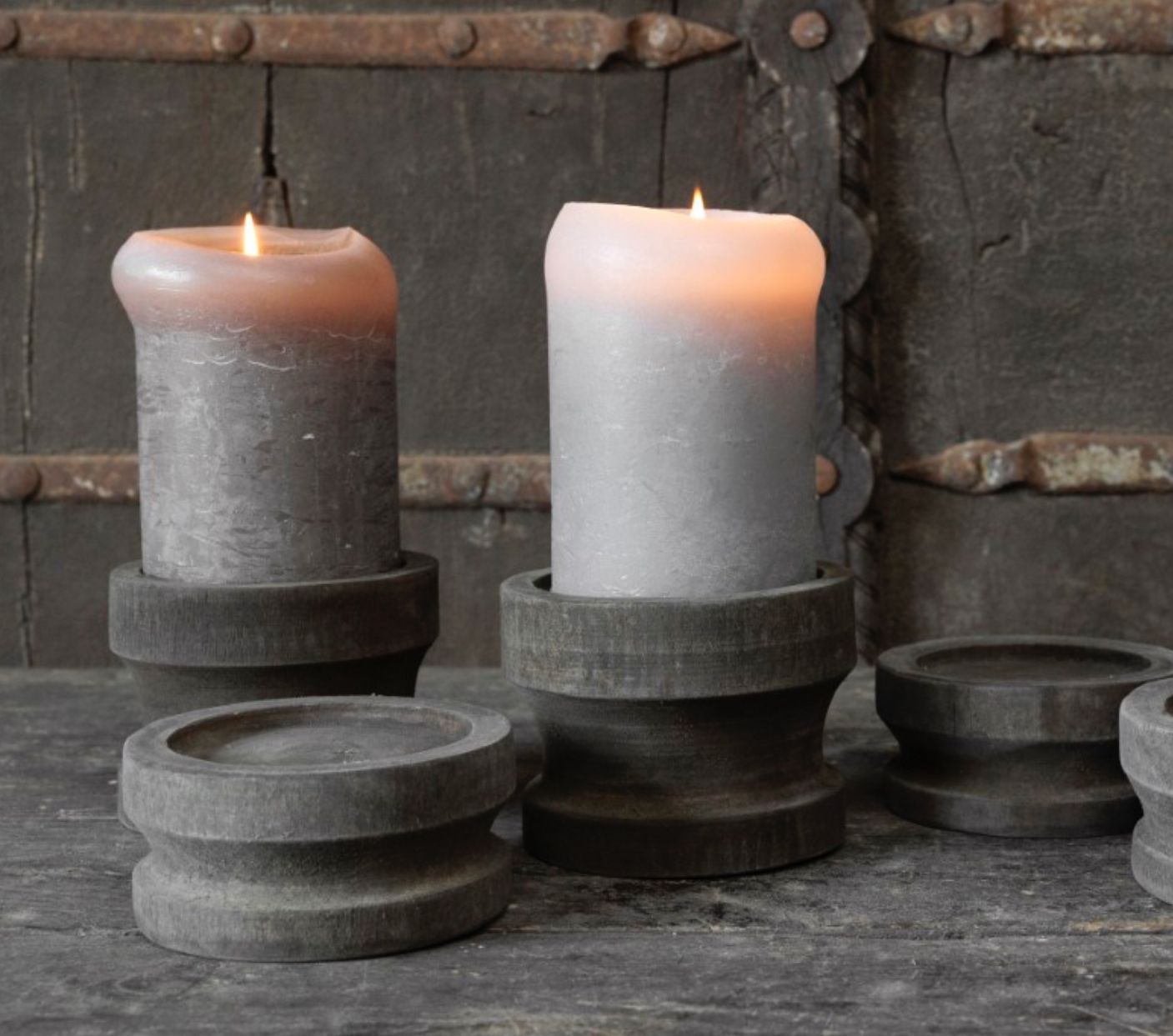 Kandelaar kayoa Afmeting ca. (HxBxD) 10x13x13 cm