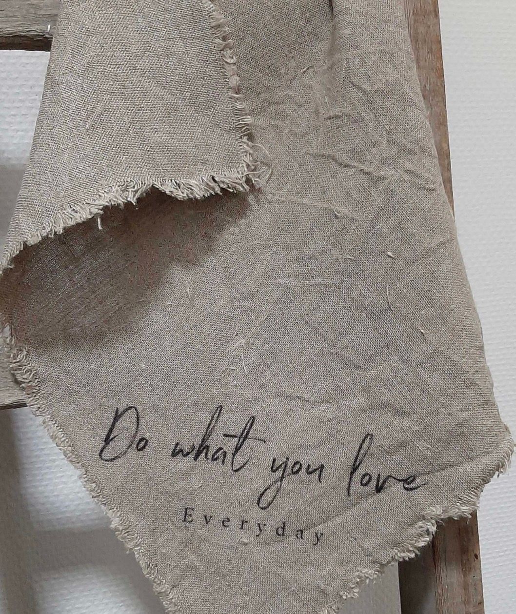 Shabby doek do what you love 45x45cm