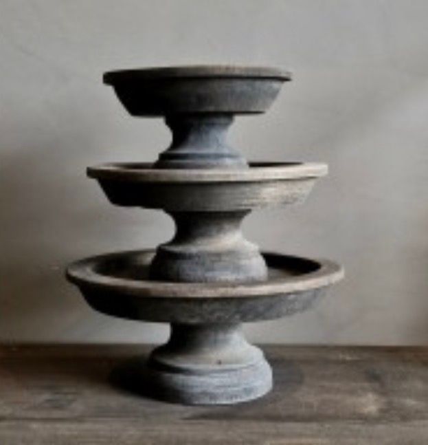 Windlicht voet 15x33cm