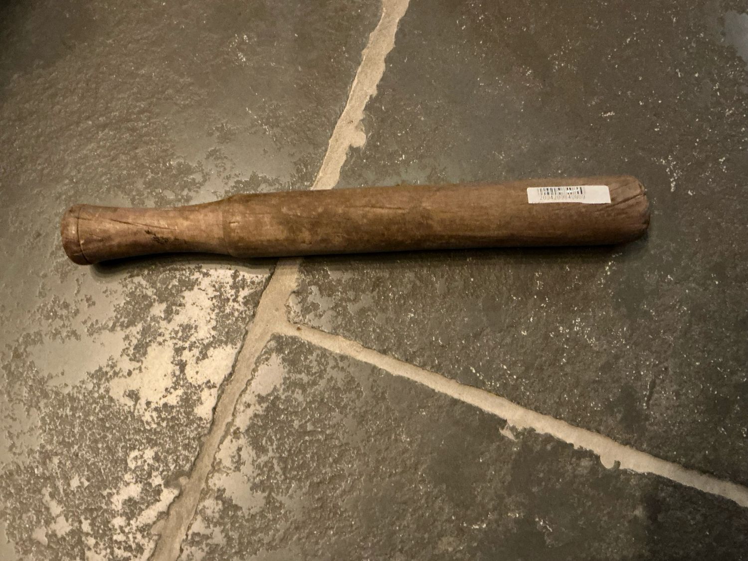 Wasstok in hout 42cl