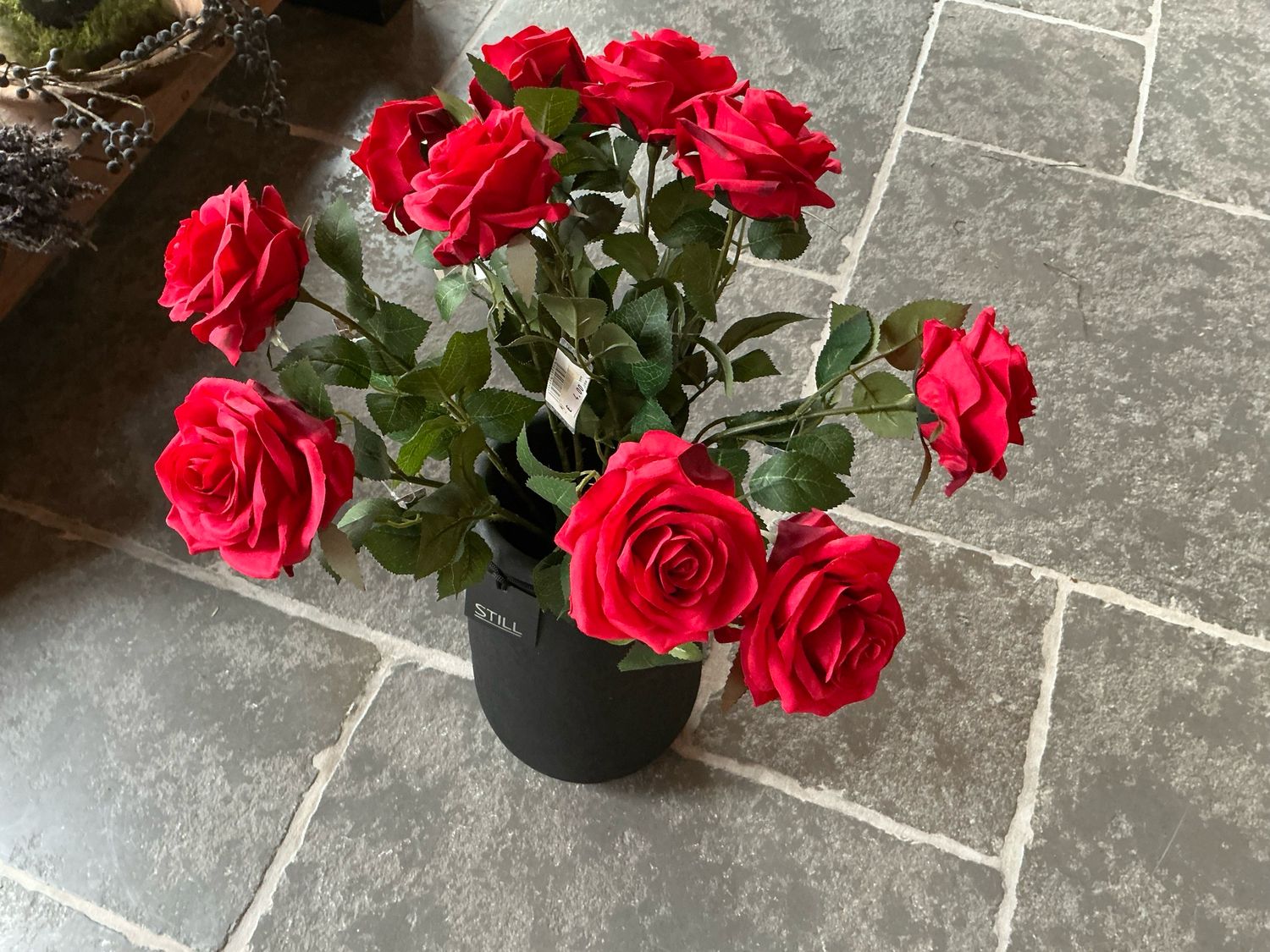 Rode rozen 65cm lang