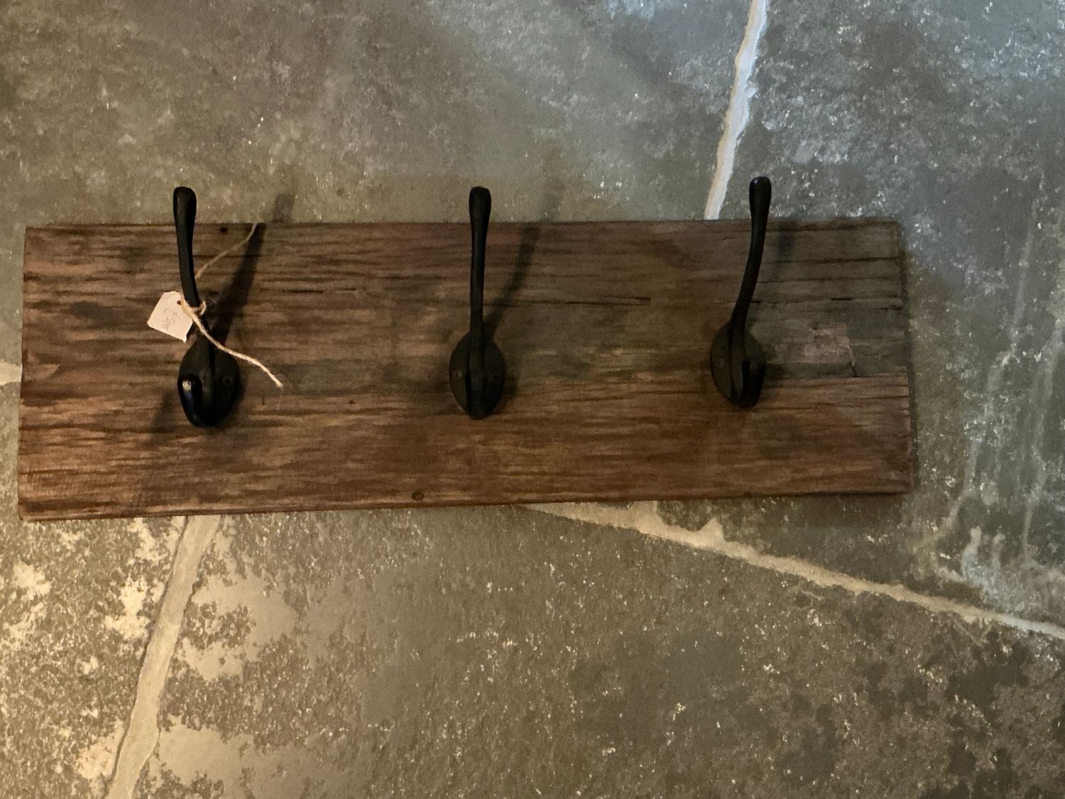 Kapstok met 3 haken 20x60x2cm