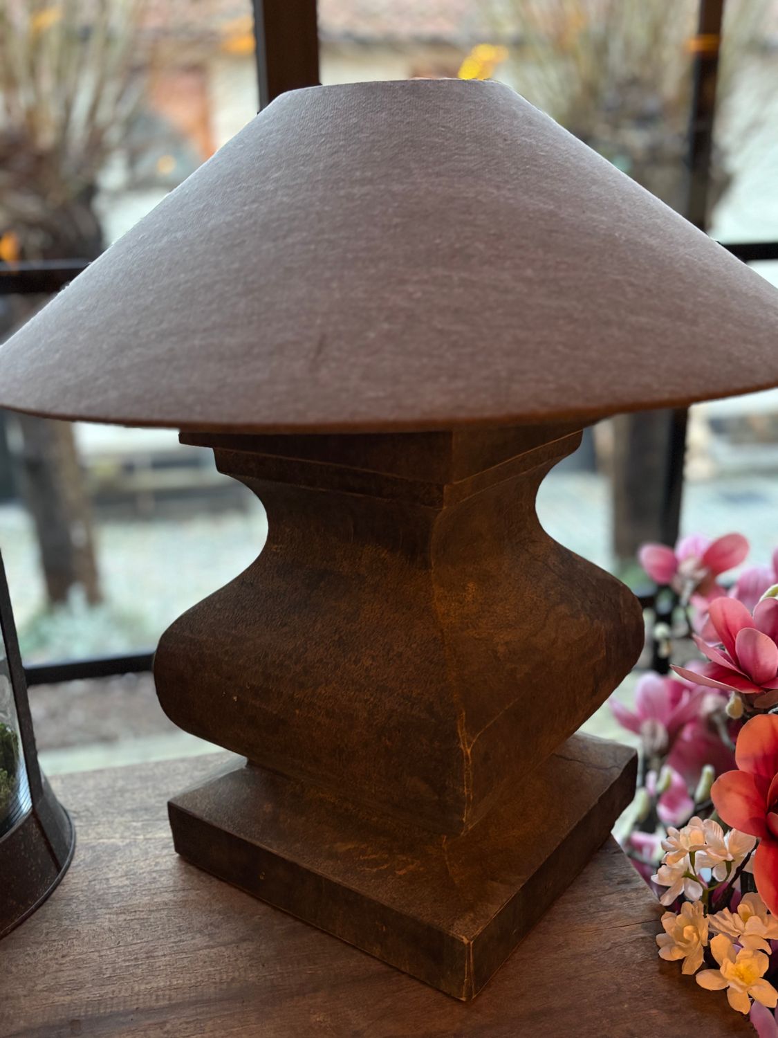 Lampenkap taupe 13x50x14H