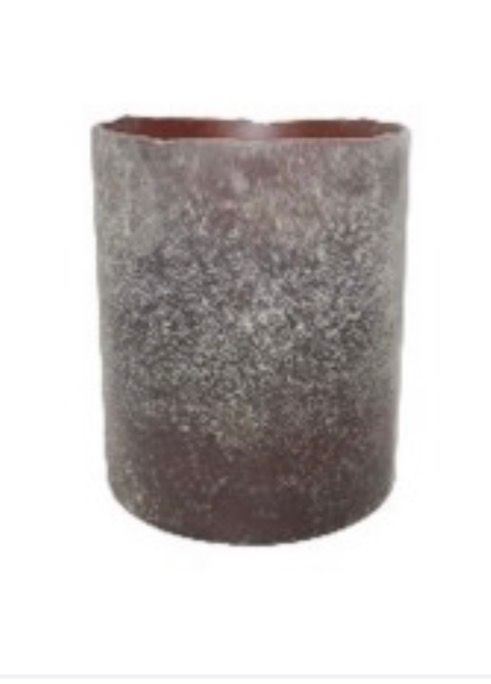 Windlicht dark  brown 13x15cm