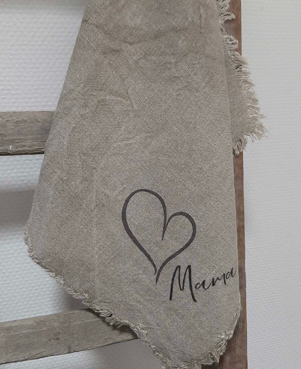 Shabby doek mama 50x50cm