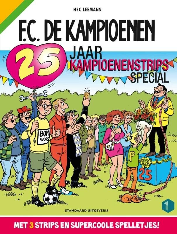 F.C. De Kampioenen, bundeling : 25 jaar F.C. De Kampioenen-strips-special