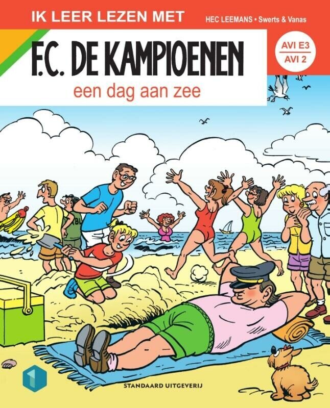 F.C. De Kampioenen, Ik leer lezen met... : Een dag aan zee
