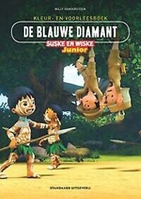 Suske en Wiske junior, kleur- en voorleesboek: 03. De blauwe diamant