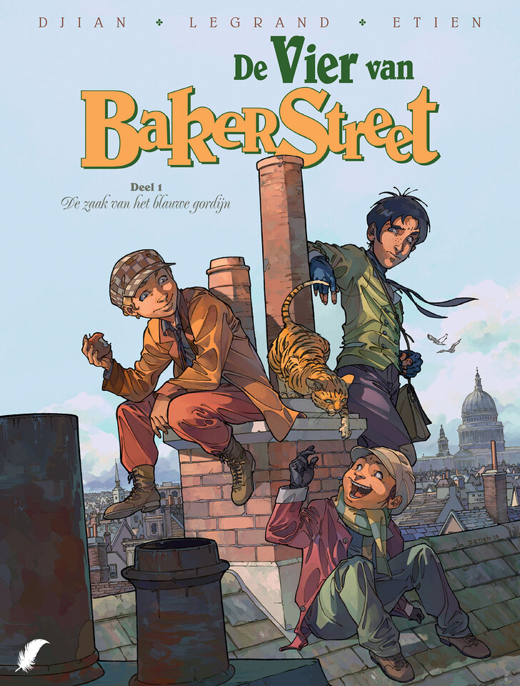 Vier van Baker Street, De : Hc01. De zaak van het blauwe gordijn