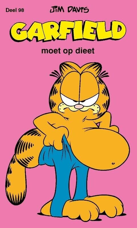Garfield, pockets gekleurd : 98. Garfield moet op dieet