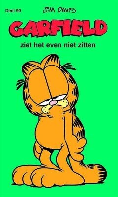 Garfield, pockets gekleurd : 90. Garfield ziet het even niet zitten