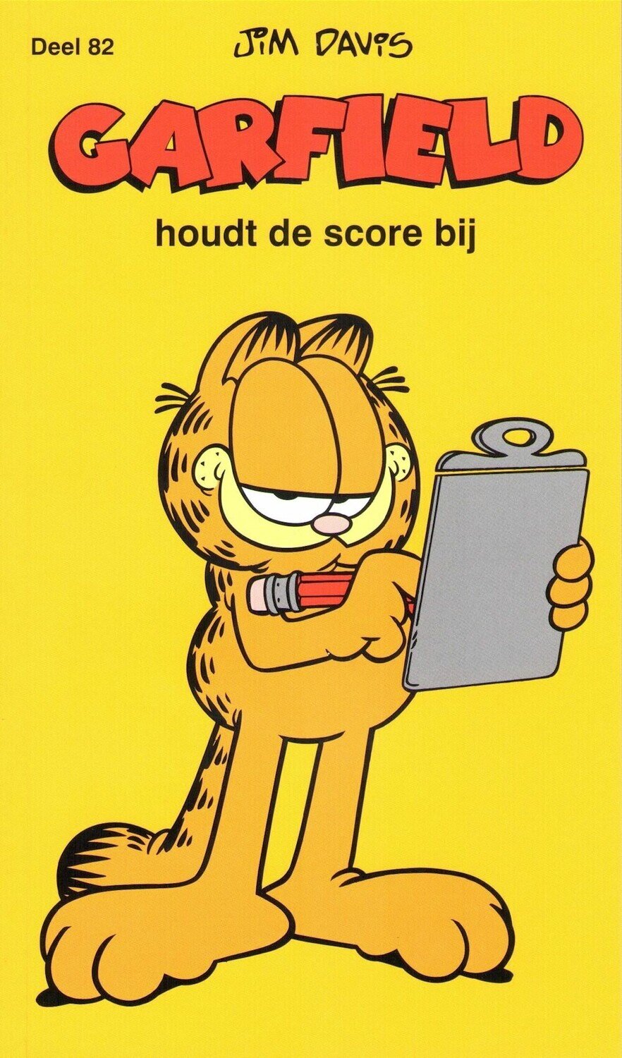 Garfield, pockets gekleurd : 82. Garfield houdt de score bij