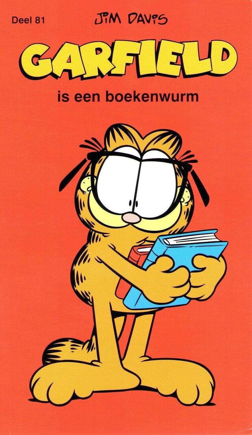 Garfield, pockets gekleurd : 81. Garfield is een boekenwurm