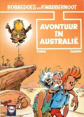 Robbedoes en Kwabbernoot, reclame uitgave Fina : 34. Avontuur in Australië