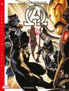 Avengers: Journey to Inifinity 1 en 2 Premium Pack met art-print en totem