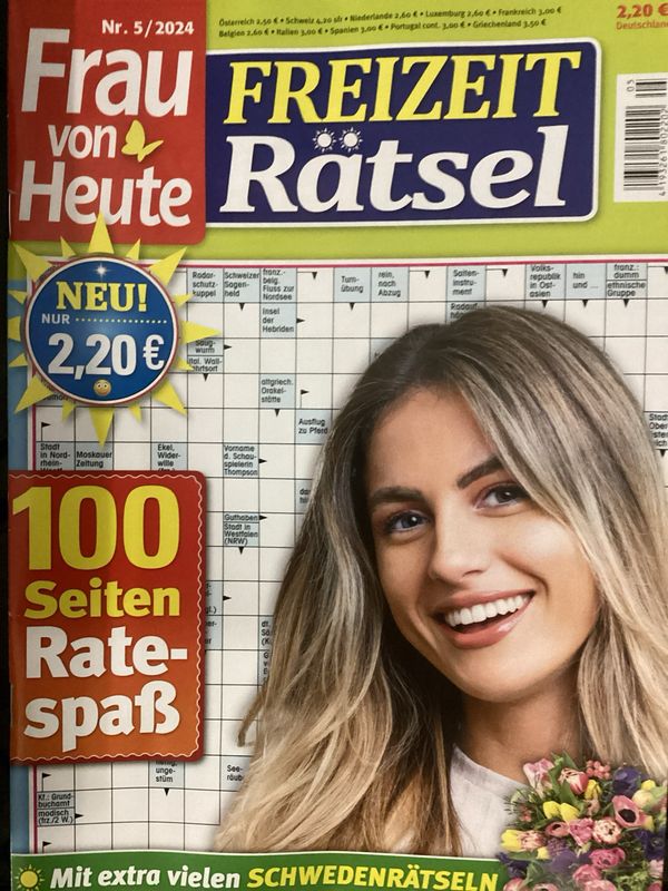 FRAU VON HEUTE RATSEL  #24005