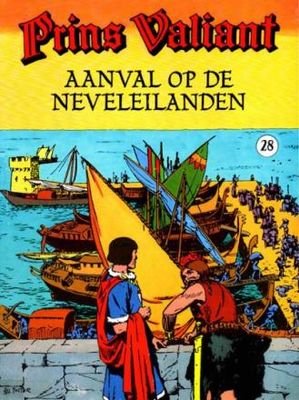 Prins Valiant : 28. Aanval op de Neveleilanden - de speurtocht naar de heilige graal  (misdruk)