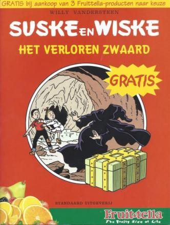 Suske en Wiske, Reclame uitgaven Fruittella : 01. Het verloren zwaard / L` épée égarée