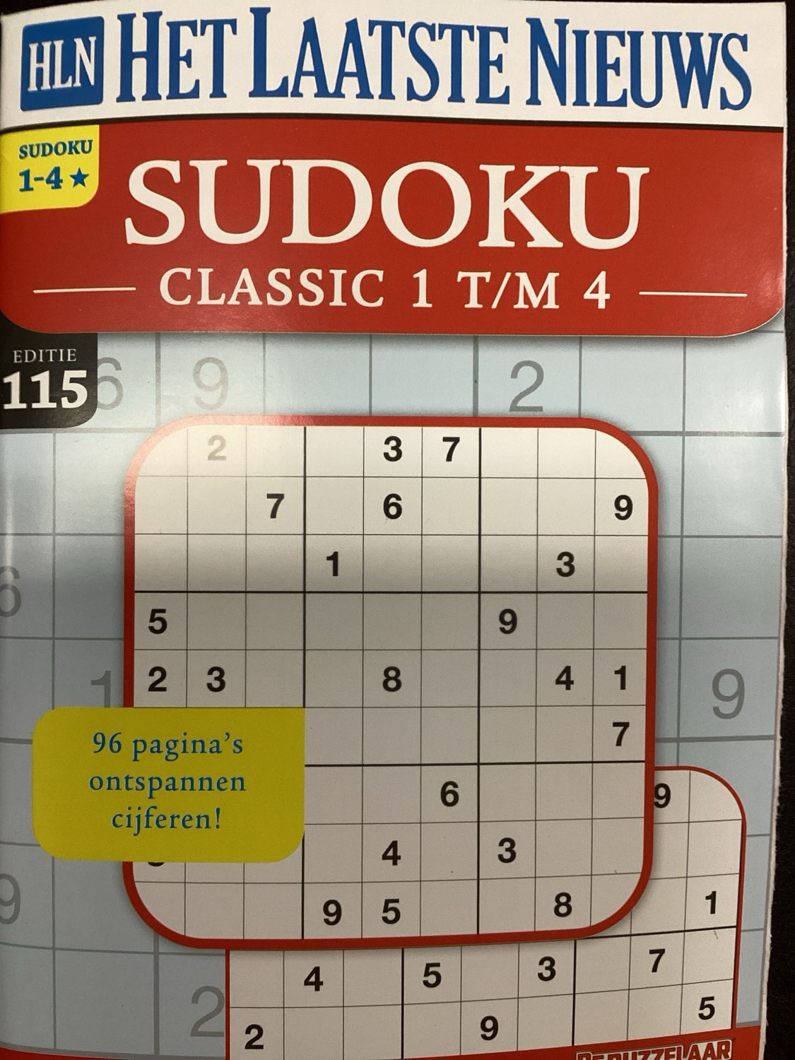 HLN SUDOKU 1-4* CLASSIC #115