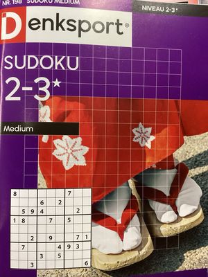 DS SUDOKU MEDIUM #199